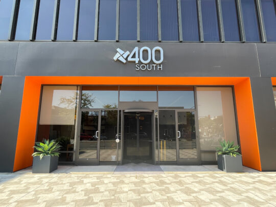 Front of San Mateo branch building
