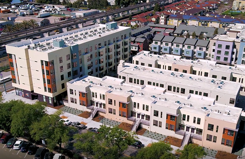 arial view of a building complex